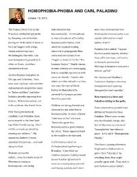 Homophobia-Phobia and Carl Paladino