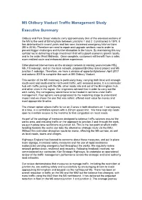 M5 Oldbury Viaduct Traffic Management Study Executive Summary
