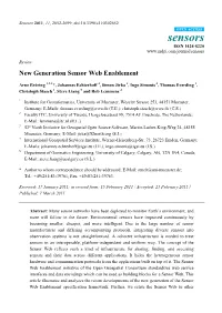 New Generation Sensor Web Enablement