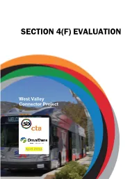 Section 4(F) Evaluation
