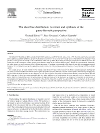 The Ideal Free Distribution: a Review and Synthesis of the Game-Theoretic Perspective