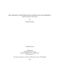 The Sambalizing of Identities Among English Language Learners in Post-Colonial Malaysia