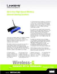 Wireless-G Notebook Adapter Comes In