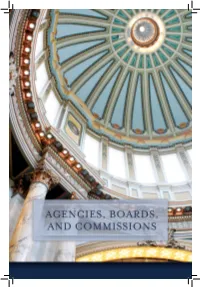 11. Agencies, Boards, and Commissions
