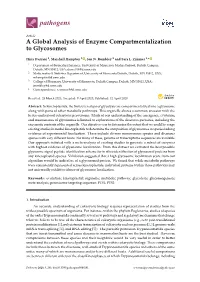 A Global Analysis of Enzyme Compartmentalization to Glycosomes