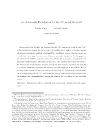 An Axiomatic Foundation for the Expected Shortfall