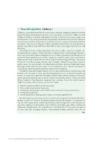 Case with Questions J Cadbury 1