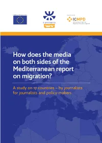 How Does the Media on Both Sides of the Mediterranean Report on Migration?