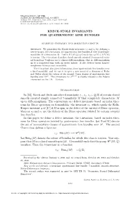 Kreck-Stolz Invariants for Quaternionic Line Bundles