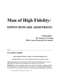 Man of High Fidelity