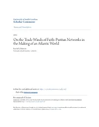 Puritan Networks in the Making of an Atlantic World Rachel L