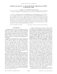 Quantum State Detection of a Superconducting Flux Qubit Using A