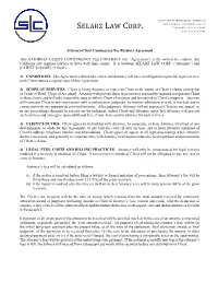 Retainer Agreement