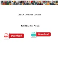 Cast of Christmas Contract