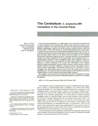 The Cerebellum: 3