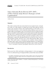 Downloaded from Brill.Com09/24/2021 11:26:22PM Via Free Access Ish Personnel Reluctant to Serve in the Tropics