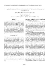 A General-Purpose Deep Learning Approach to Model Time-Varying Audio Effects