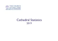 Cathedral Statistics 2019