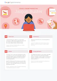 Jargon Buster