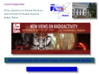 Project of Dubna Electron-Radioactive Isotope