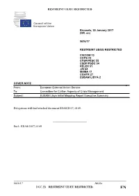 EUBAM Libya Initial Mapping Report Executive Summary