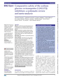 (SGLT2) Inhibitors: a Systematic Review and Meta-Analysis
