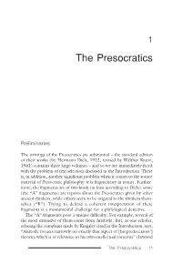 The Presocratics