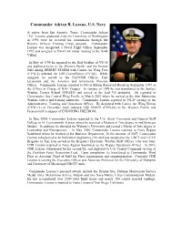 Captain Steve Swittel Graduated from the University of Wisconsin