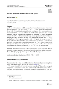 Nuclear Operators on Banach Function Spaces