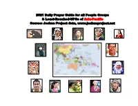 2021 Daily Prayer Guide for All People Groups & Least-Reached-Upgs Of