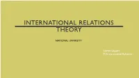 International Relations Theory