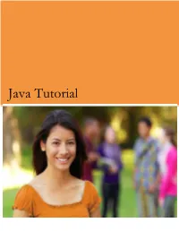 Java Tutorial