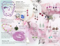 Sterling Silver Earrings: the Traditional Rosary Features Silver Caps on Each Bead
