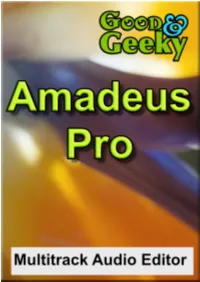 Amadeus Pro Tutorial