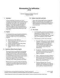Bioretention for Infiltration (1004)