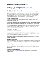 Set up Your Flipboard Account