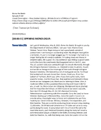 (Text Transcript Follows) [00:00:11] OPENING MONOLOGUE