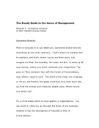 The Handy Guide to the Gurus of Management