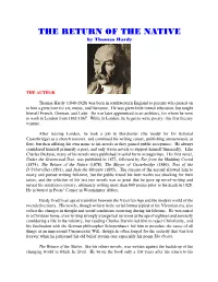 THE RETURN of the NATIVE by Thomas Hardy
