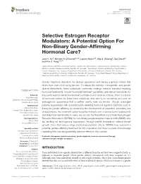 A Potential Option for Non-Binary Gender-Affirming Hormonal Care?