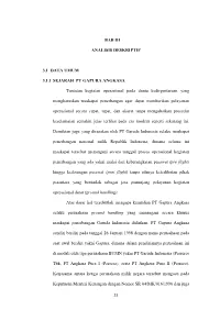 Bab Iii Analisis Deskriptif 3.1 Data Umum 3.1.1 Sejarah Pt