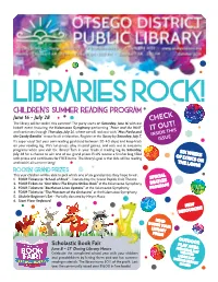 Children's Summer Reading Program