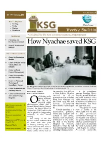 How Nyachae Saved KSG  Security Management Institute