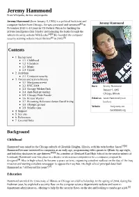 Jeremy Hammond from Wikipedia, the Free Encyclopedia