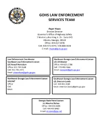 Traffic Enforcement Network Coordinator