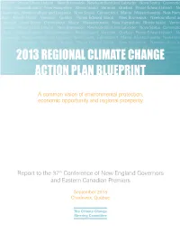 2013 Regional Climate Change Action Plan Blueprint