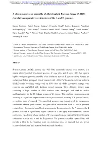 A Chromosome-Scale Assembly of Allotetraploid Brassica Juncea (AABB) Elucidates Comparative Architecture of the a and B Genomes