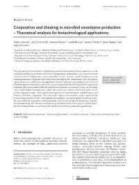 Cooperation and Cheating in Exoenzyme Production By