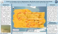 Extent of Eelgrass in Little Narragansett Bay, Rhode Island Using Side Scan Sonar Nina Musco Ecsu, Dr