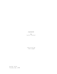 GLADIATOR by David Franzoni Revisions by John Logan SECOND